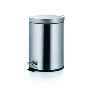 Torre Pedaal Afvalemmer - 3 liter - Zilver - Kela