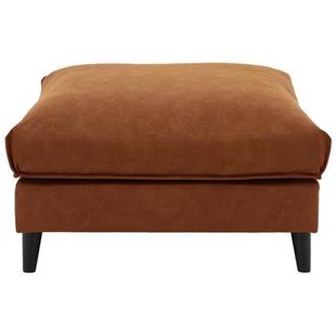 Goossens Hocker Jonas in microleer, cognac