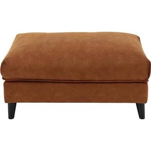 Goossens Hocker Jonas in microleer, cognac