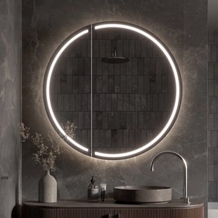 Spiegelkast Martens & Meijer Lech 100 cm met Directe & Indirecte Verlichting Rondom, Incl. Spiegelverwarming & Dimbare Sensor