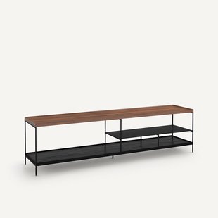 Notenfineer TV-meubel, Tidder