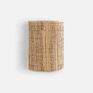 Wandlamp in raffia, Lisoa