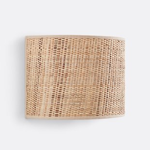 Wandlamp in raffia, Lisoa