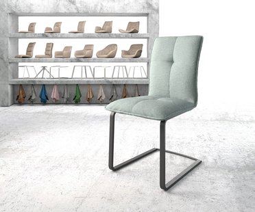 DELIFE Sledemodel Maddy-Flex stripes mint sledemodel vlak zwart