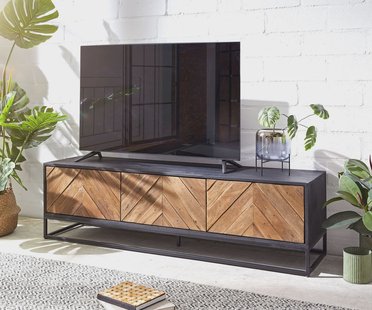 DELIFE Tv-meubel Famke 145 cm mango teak 3 deuren