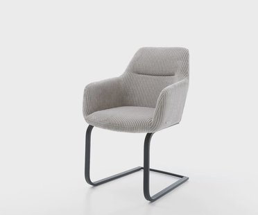 DELIFE Sledemodel Pejo-Flex koord zilver grijs sledemodel vlak zwart pocketveer kern