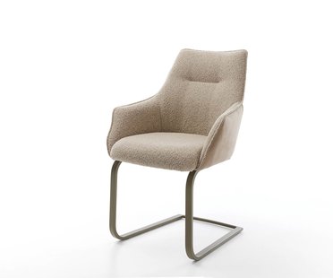 DELIFE Sledemodel Alja-Flex met armleuning materiaalmix mud sledemodel vlak afwerking met titanium pocketveer kern