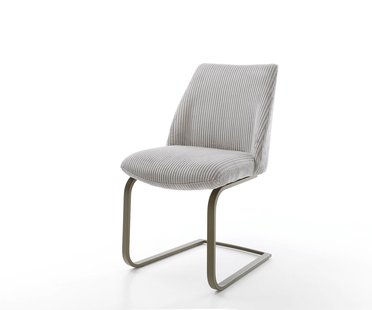 DELIFE Sledemodel Elso-Flex koord zilver grijs sledemodel vlak afwerking met titanium pocketveer kern