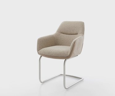 DELIFE Sledemodel Pejo-Flex materiaalmix mud sledemodel rond roestvrij staal pocketveer kern