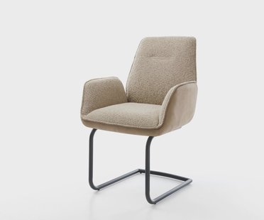 DELIFE Sledemodel Zoa-Flex materiaalmix mud sledemodel rond zwart pocketveer kern