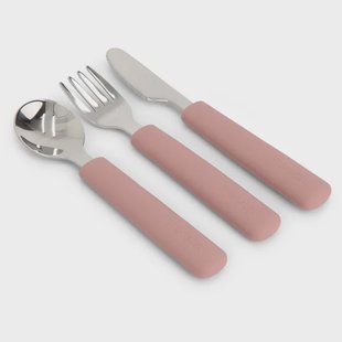 Prénatal siliconen bestekset RVS 3-delig