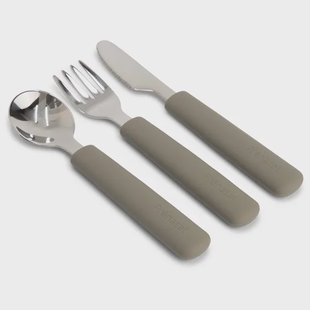 Prénatal siliconen bestekset RVS 3-delig