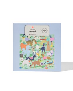 HEMA Legpuzzel 13.6x10.5cm 500 stukjes honden