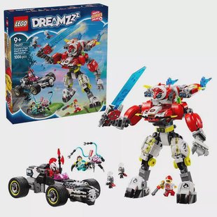 LEGO DREAMZzz - Cooper's Tiger Mech & Zero's Hot Rod Car 71497