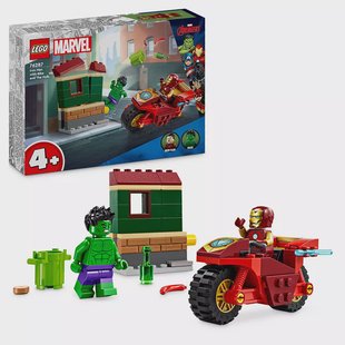 LEGO Marvel Super Heroes - Iron Man with Bike and The Hulk 76287