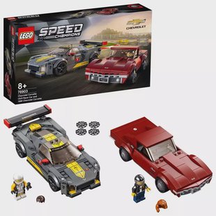 LEGO Speed Champions - Chevrolet Corvette C8.R Race Car and 1968 Chevrolet Corvette 76903