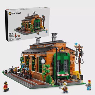 LEGO Bricklink - Old Train Engine Shed 910033