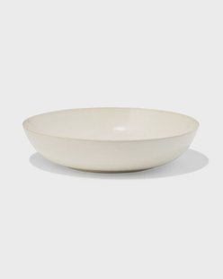 HEMA Diepbord Ø22cm PUUR reactief glazuur gebroken wit (gebroken wit)