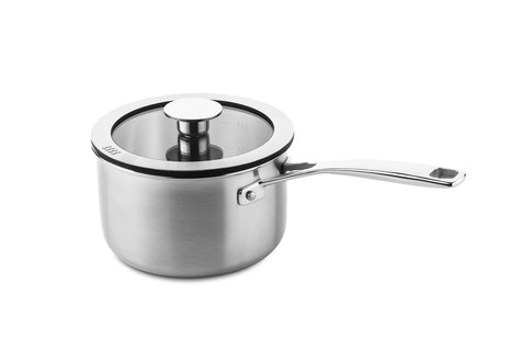 DUCQ RVS steelpan 3 laags Ø16cm (voor kookplaat afzuiging)