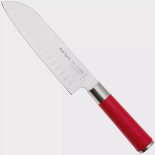 F. Dick Red Spirit 81742182K santoku met kuiltjes, 18 cm