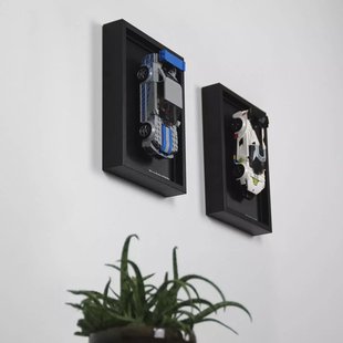 Brickframe voor LEGO Speed Champions - Zwart - Met bedrukking