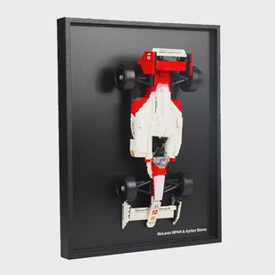 Brickframe voor LEGO Icons - Zwart - McLaren MP4/4 & Ayrton Senna 10330