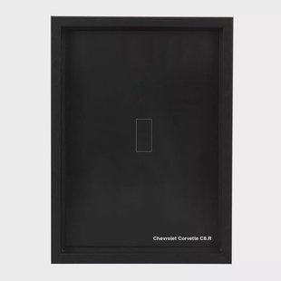 Brickframe voor LEGO Speed Champions - Zwart - Chevrolet Corvette C8.R Race Car 76903