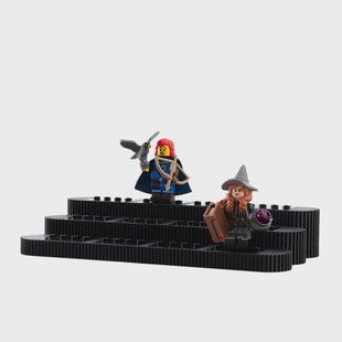 Brickstand Arcos - 12 Minifigures Zwart