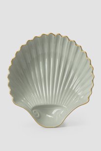 Lichtblauwe schelpenschaal