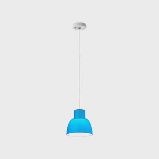 Lorosae hanglamp, blauw, Ø 20 cm, glas, E27 Nemo Lighting - Woonkamer - 1 lamp