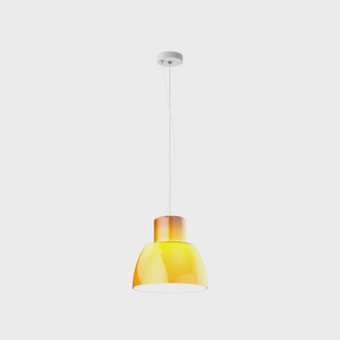 Lorosae hanglamp, geel, Ø 30 cm, glas, E27 Nemo Lighting - Woonkamer - 1 lamp