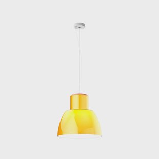 Lorosae hanglamp, geel, Ø 40 cm, glas, E27 Nemo Lighting - Woonkamer - 1 lamp