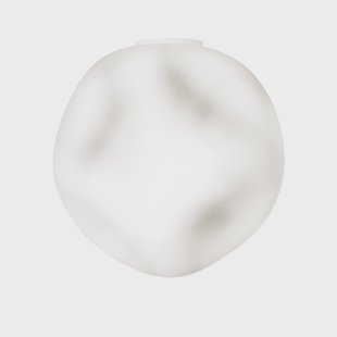 Hoba Grande plafondlamp, Ø 36 cm, wit, glas - Foscarini - Woonkamer - Designer - Bol