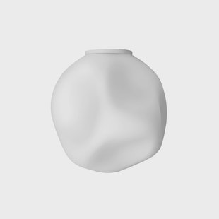 Hoba Media plafondlamp, Ø 25 cm, wit, glas Foscarini - Woonkamer - Designer - Bol