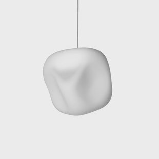 Hoba Midi hanglamp, Ø 19 cm, afhanghoogte 1000 cm Foscarini - Woonkamer - Designer - Glas - 1 lamp