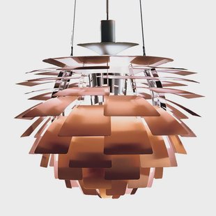 PH Artichoke V4 hanglamp, koper, Ø 60 cm Louis Poulsen - Woonkamer - Scandinavisch - Metaal - 1 lamp