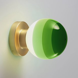 MARSET LED wandlamp Dipping Light A2, groen/goud