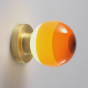 MARSET LED wandlamp Dipping Light A2, oranje/goud