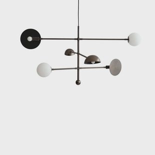 Sahn kroonluchter bronskleurig, kabel 5 m 101 COPENHAGEN - Eetkamer - Designer - Metaal - Meerdere lampen