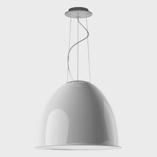 Nur Gloss LED hanglamp App-bedienbaar wit Artemide - Woonkamer - Designer - Kunststof - 1 lamp