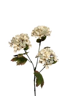 Kunstbloem Hortensia - Creme - 82 cm