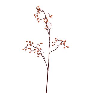 Kunstbloem Bessentak - Oranje - 95 cm