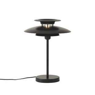 QAZQA Retro tafellamp zwart staal 45cm - Pauly