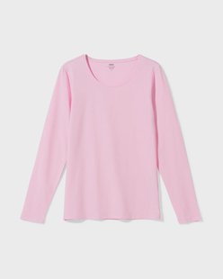 HEMA Dames T-shirt basic o-hals lila (lila)