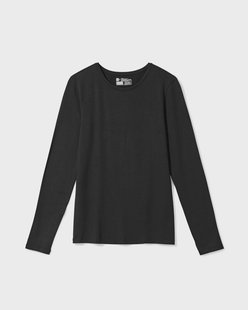 HEMA Dames themo t-shirt ronde hals zwart (zwart)