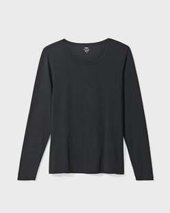 HEMA Dames basic t-shirt zwart (zwart)