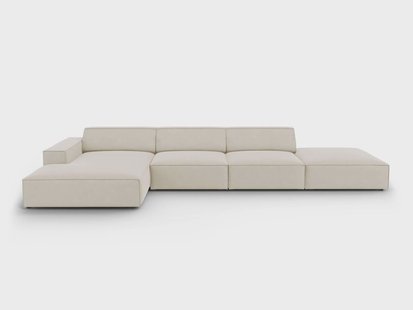 6-zits hoekbank Jodie velvet links | Micadoni