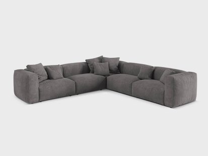 5-zits hoekbank Martina velvet | Micadoni