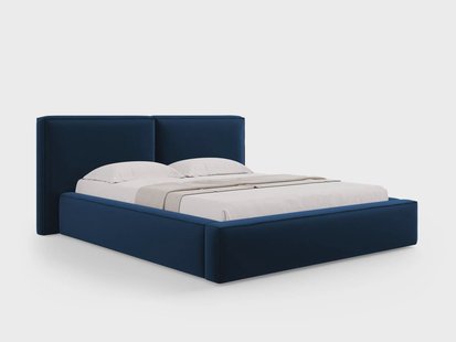 Bedframe Jodie met opbergruimte velvet 160 x 200 cm | Micadoni