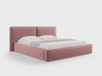 Bedframe Jodie met opbergruimte velvet 180 x 200 cm | Micadoni